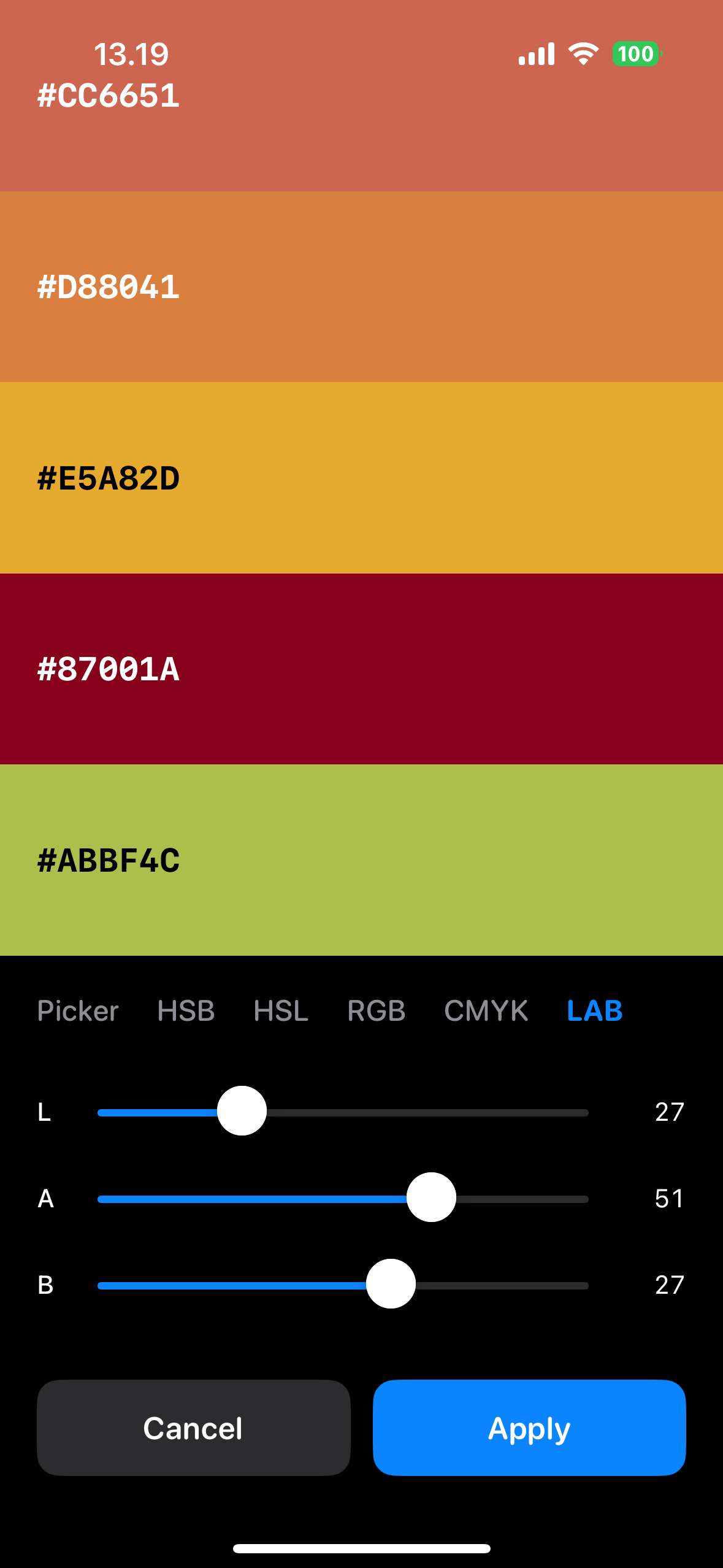 Precision Color Picker